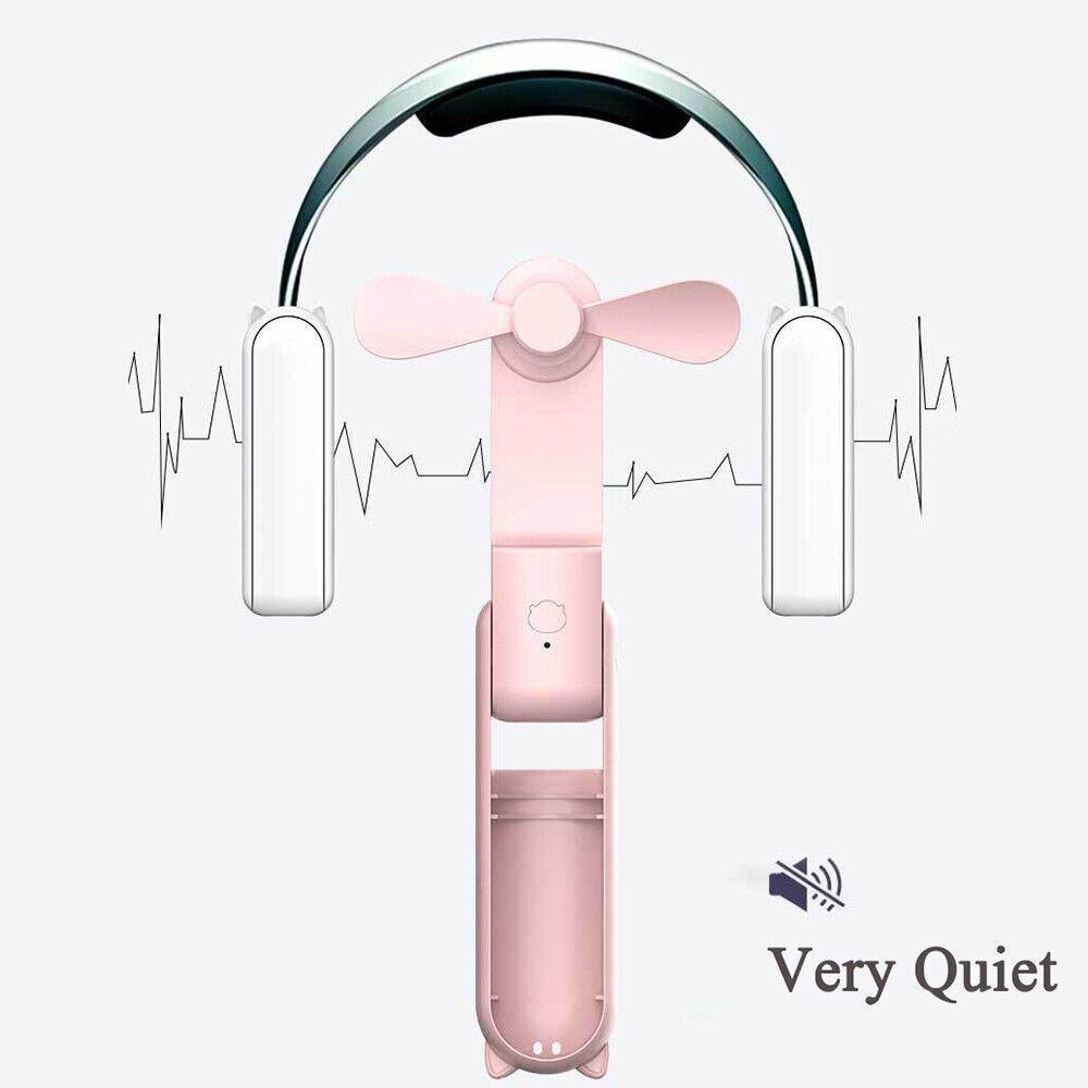 Quạt Gấp Bỏ Túi Nhiều Màu Và Sạc Dự Phòng USB