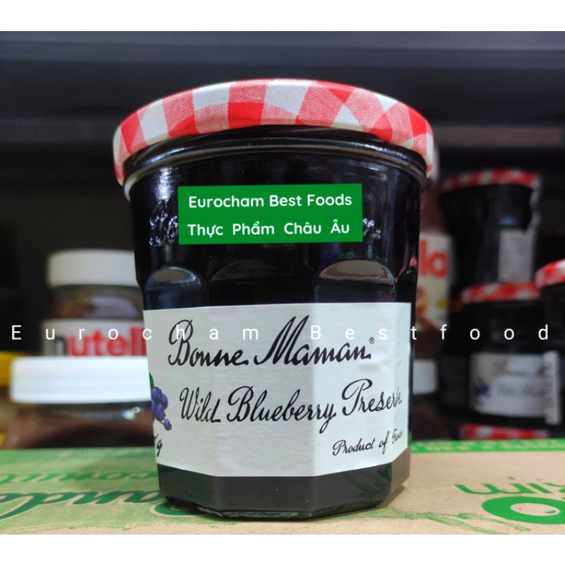 Mứt Hoa Quả Hữu Cơ 370 Gram Trái Cây Dâu Tây Organic hiệu Bonnemaman