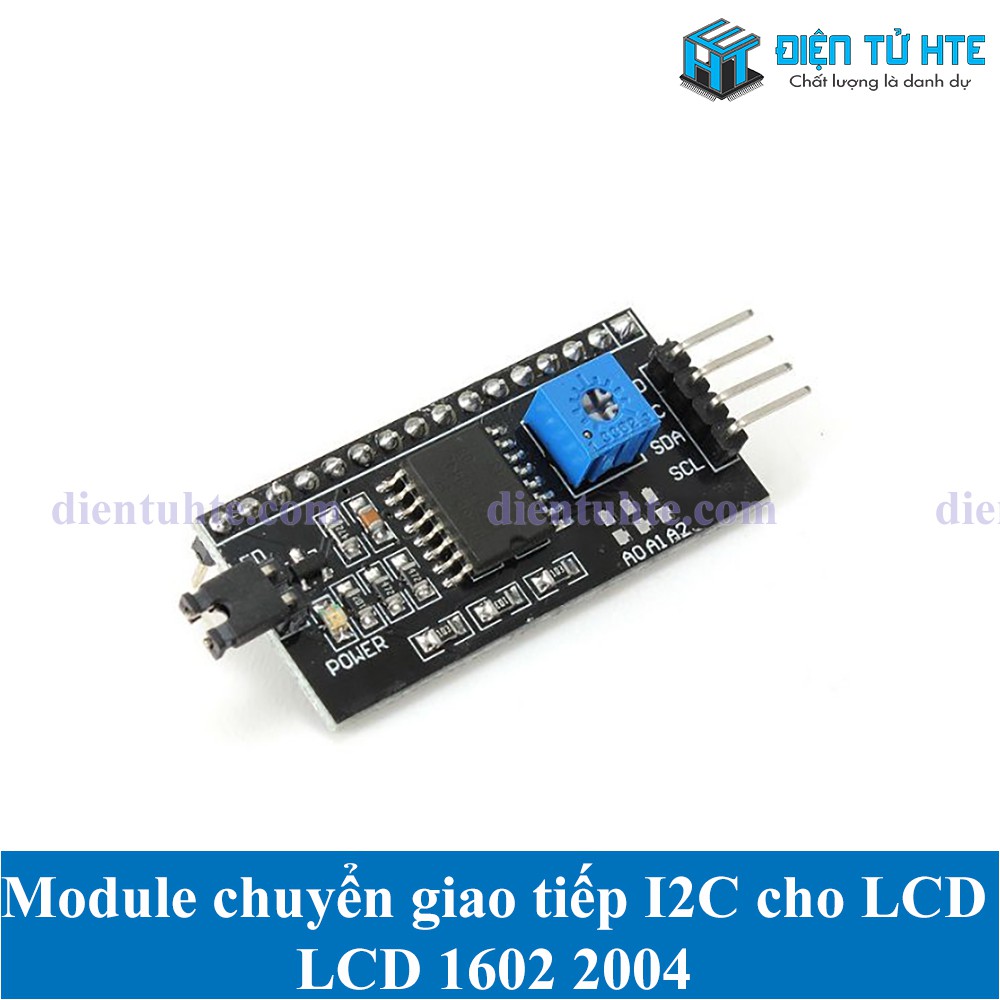 Module chuyển đổi giao tiếp I2C cho LCD 1602 2004 chip mở rộng PCF8574 [HTE Quy Nhơn CN2]