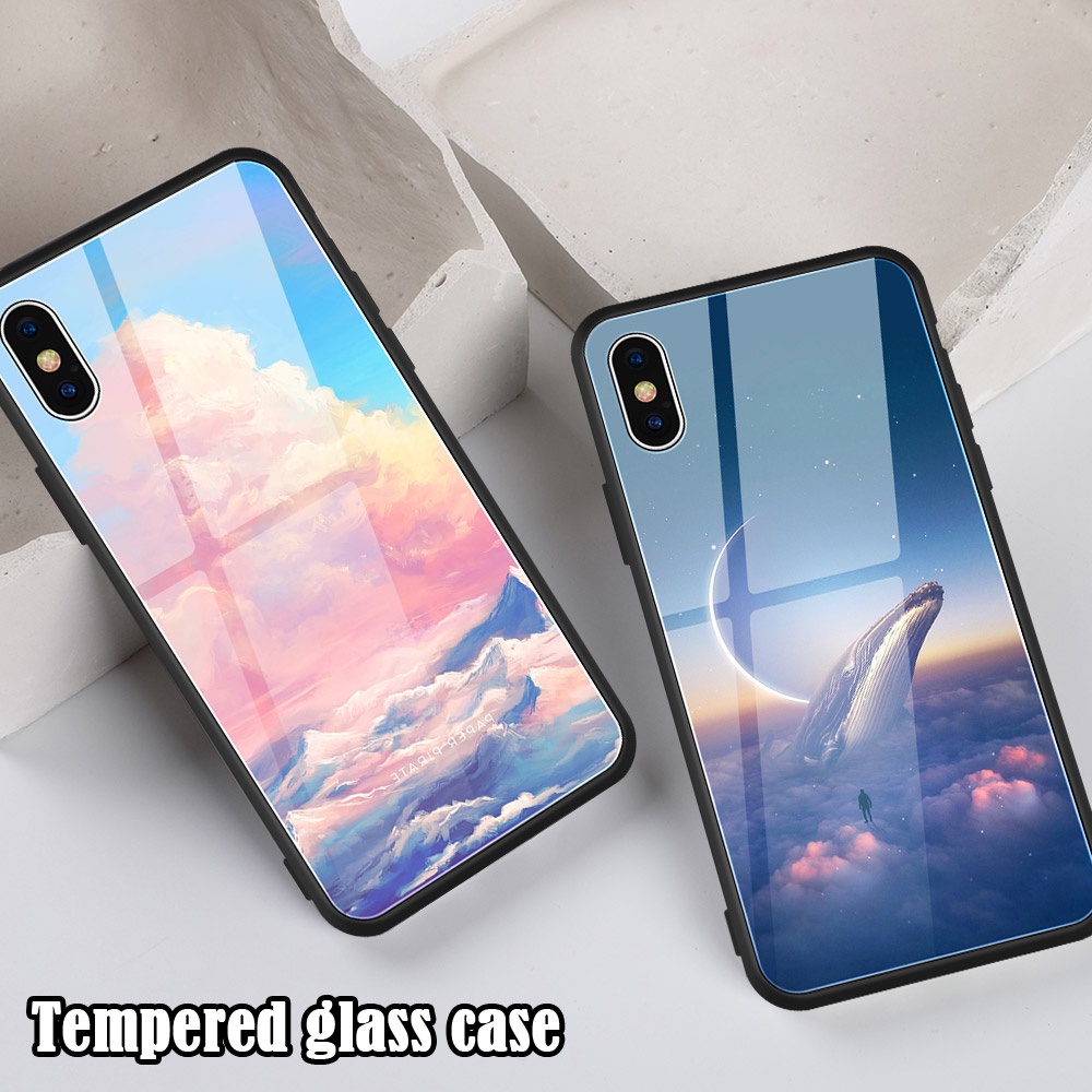 Ốp điện thoại kính họa tiết độc đáo cho XIAOMI MI 11 LITE 11 PRO MI 10 PRO XIAOMI MI 8 PRO 8 LITE 8 SE MI 9 SE PRO MI 10T 10 LITE