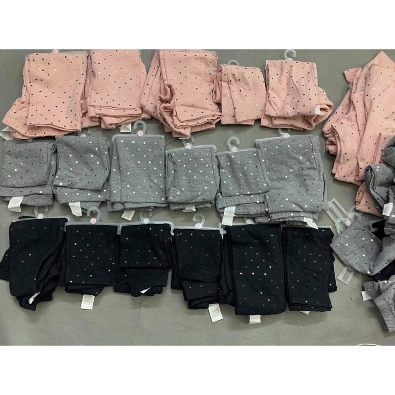 Quần legging dài kim sa xuất dư 3 màu, nguyên móc, tregging cotton dư xịn