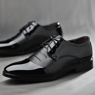 💎Giày nam size cộng 45-48 Giày da mũi nhọn