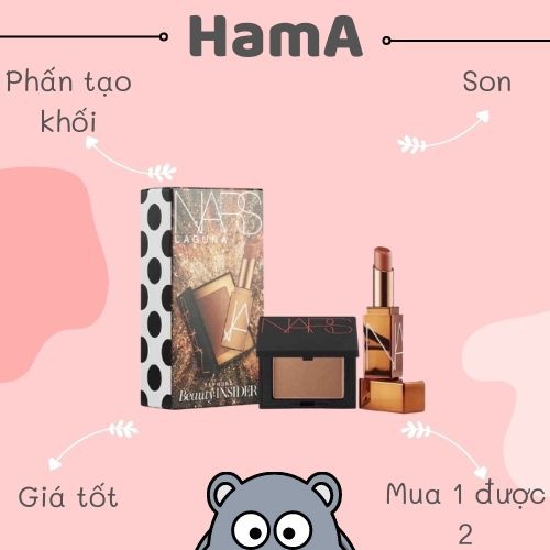 [LIMITED] Set mini NARS LAGUNA - HAMA AUTHENTIC