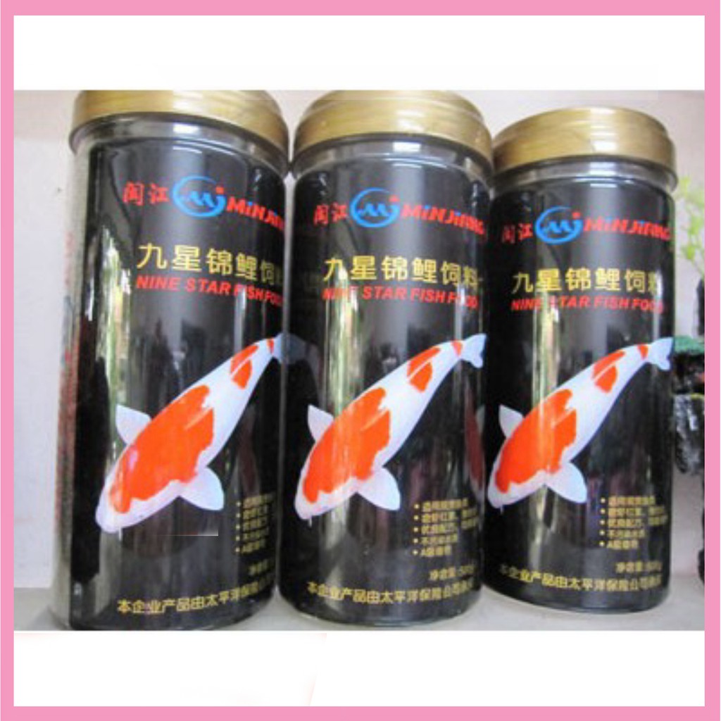 Thức Ăn Cho Cá Koi Minjiang 300gr - 1200g - 1500g (thức ăn cho cá koi có size từ 15cm trở lên)
