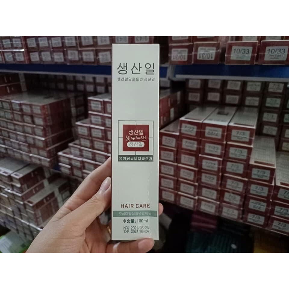 nhuộm tóc màu NÂU ĐỎ ĐẤT không cần tẩy tóc