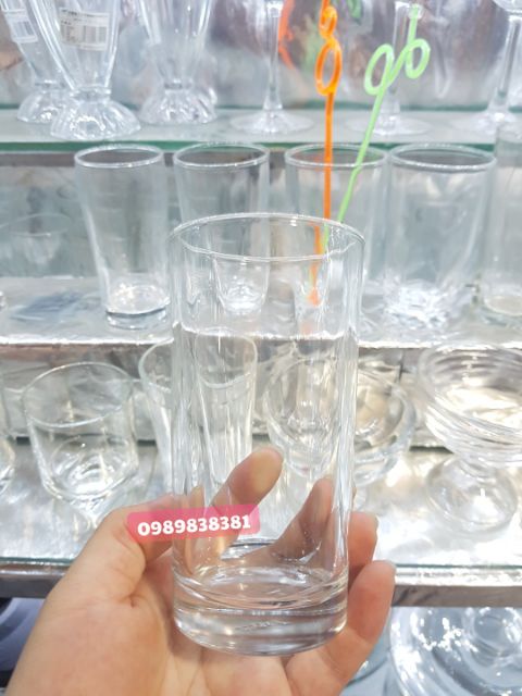 Cốc thủy tinh cafe đá thẳng 240ml 6 cái