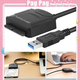 Cáp chuyển đổi sata 7+15 pin 22 sang usb 2.0 cho 2.5 hdd laptop