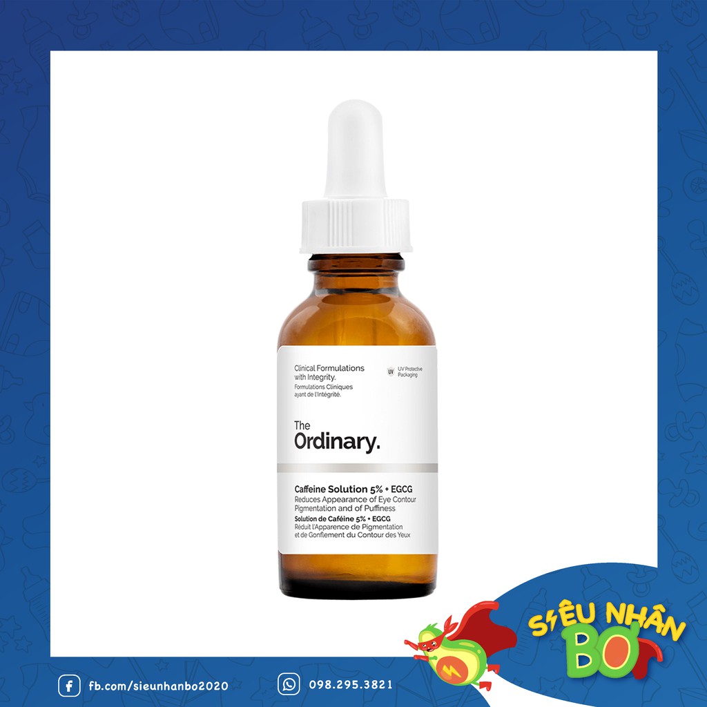 Tinh Chất Dưỡng Mắt The Ordinary Caffeine Solution 5% + EGCG 30ml