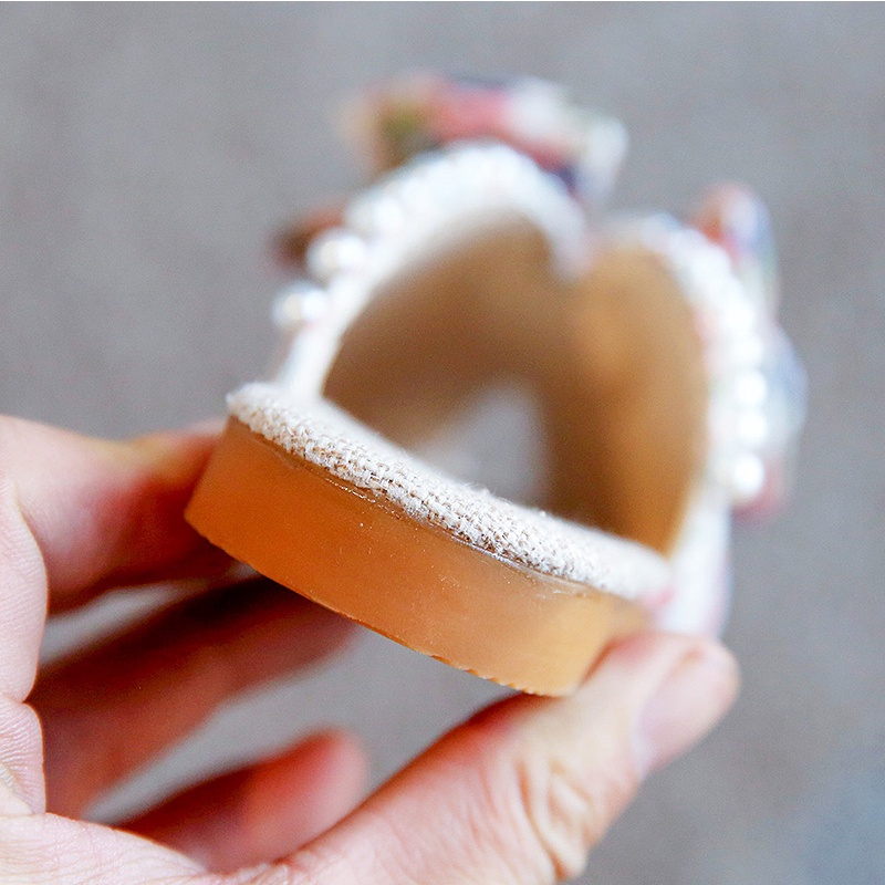 Dép xỏ ngón đính nơ và ngọc trai dễ thương cho bé gái 3-18 tuổi