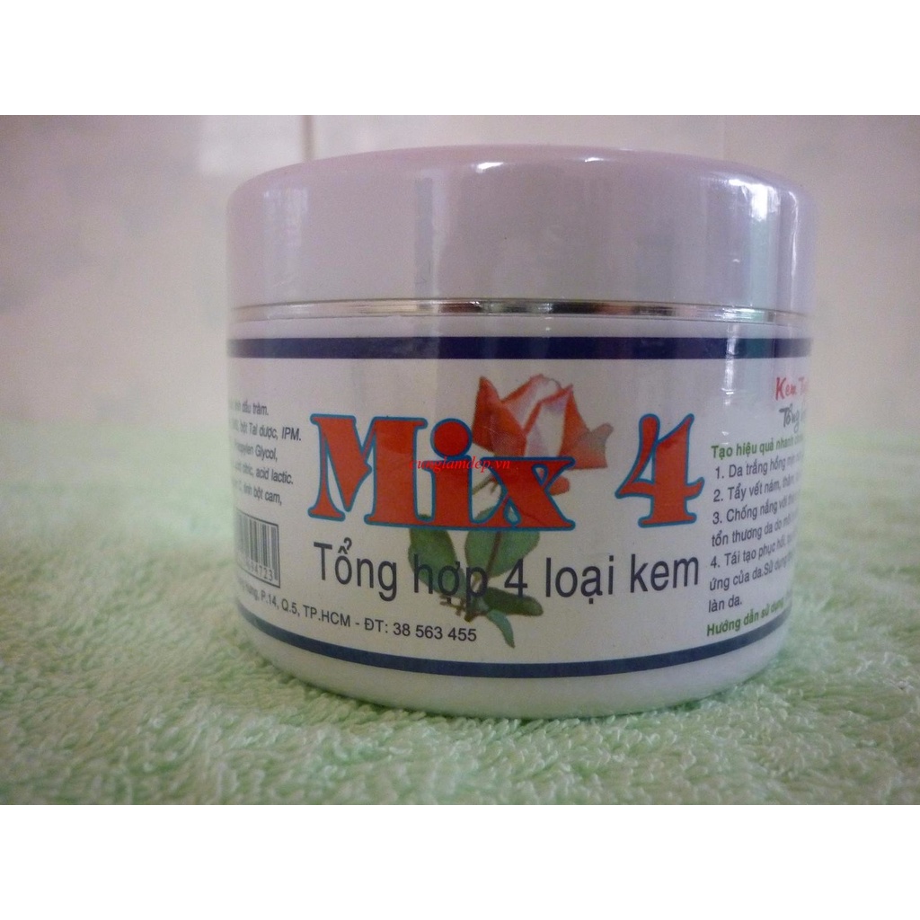 [Chính hãng] Kem dưỡng trắng da toàn thân MIX 4 Tuyết Lan (hủ trần).
