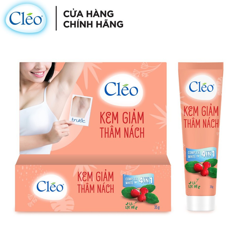 Kem Giảm Thâm Nách Cléo 35g - THỔI BAY THÂM NÁCH - SÁNG DA TỰ TIN