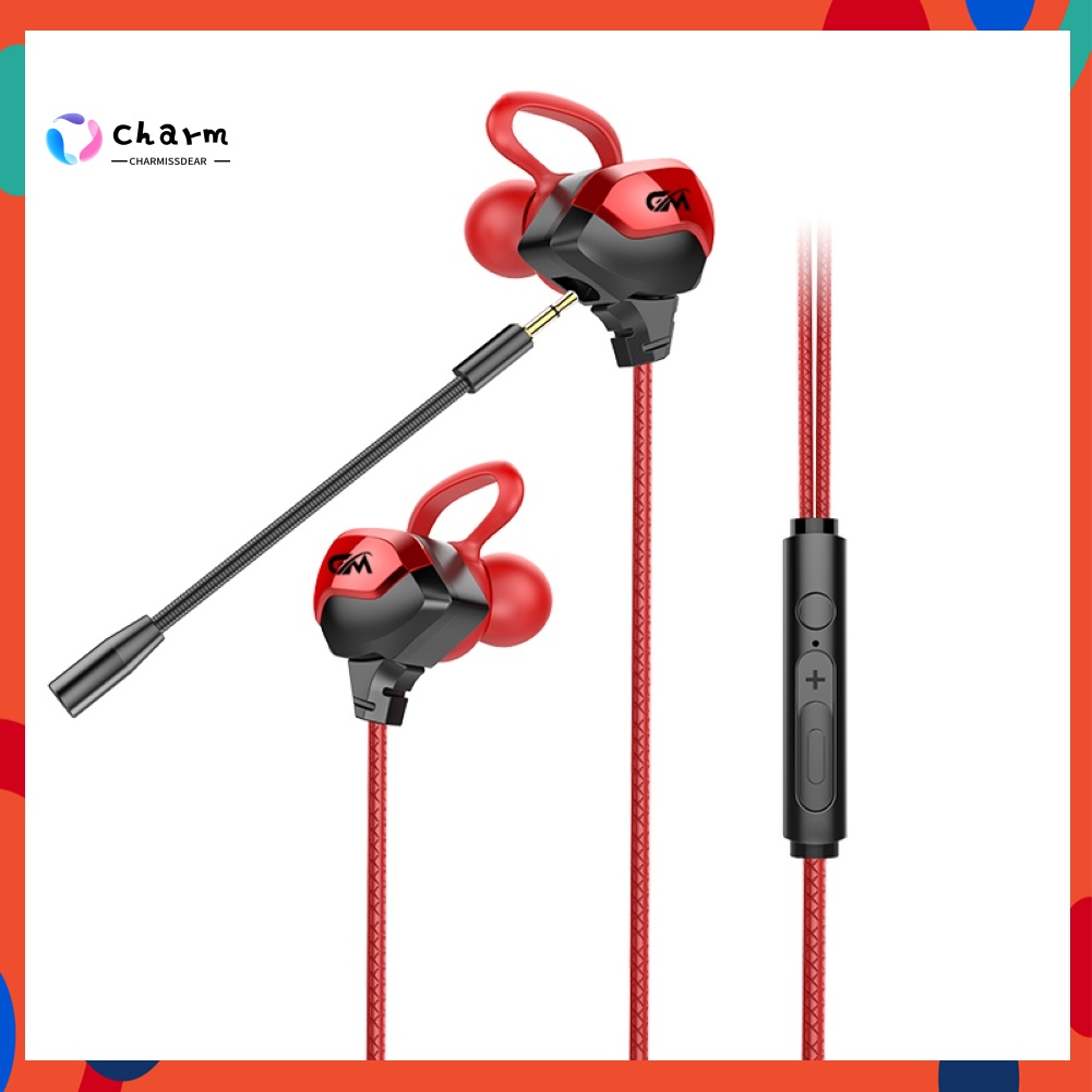 [CI] Availble G3000 Wired Dynamic Headphone 3.5mm In-ear Gaming Earphone with Mic for Phone/PC