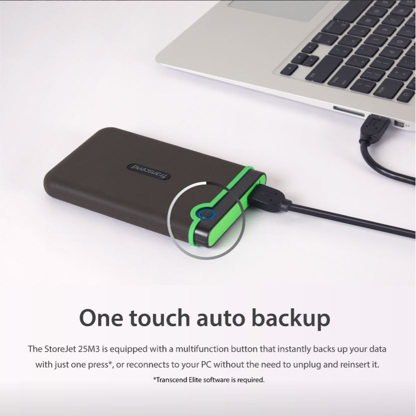 Ổ cứng gắn ngoài Transcend Slim StoreJet2.5" M3S, Portable HDD 1TB/ 2TB/ 4TB