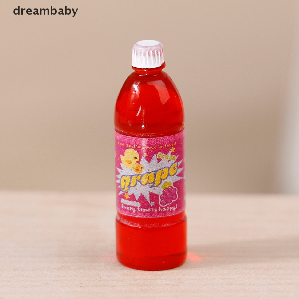 Bộ 5 Mô Hình Chai Nước Ép Trái Cây Hoạt Hình Dùng Trang Trí Nhà Búp Bê