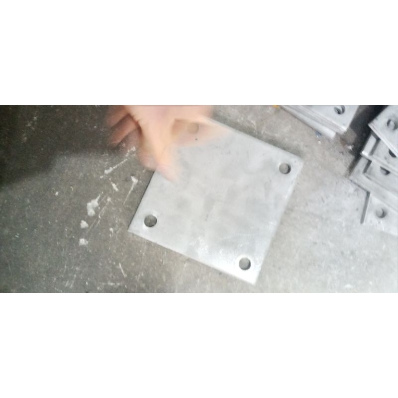 Bản mã inox 304 .dày 5mm. kt 10x10cm