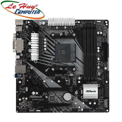  Bo mạch chủ - Mainboard Asrock B450M Pro4-F R2.0 | BigBuy360 - bigbuy360.vn