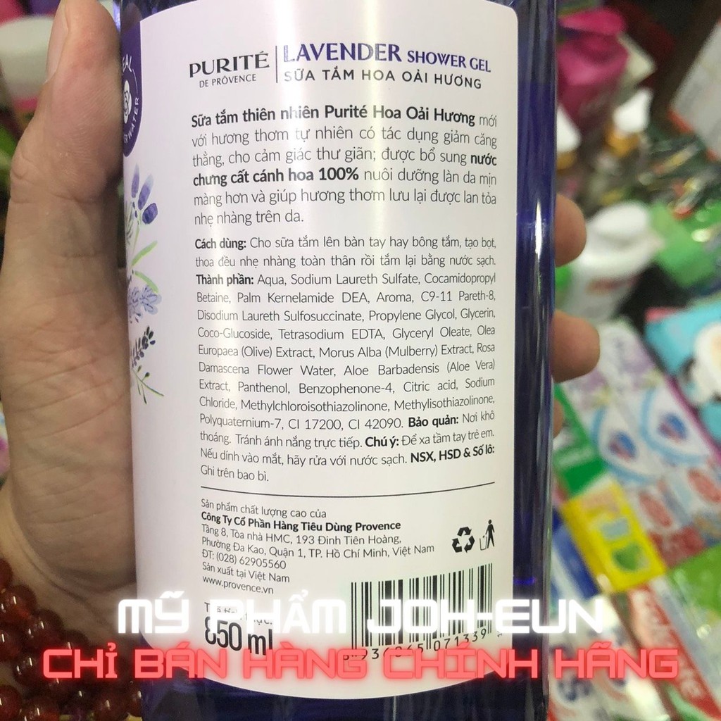 SỮA TẮM PURITE HOA ANH ĐÀO - HOA HỒNG 850ML