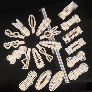 Sét kẹp tóc 20 món đính hạt loại 1