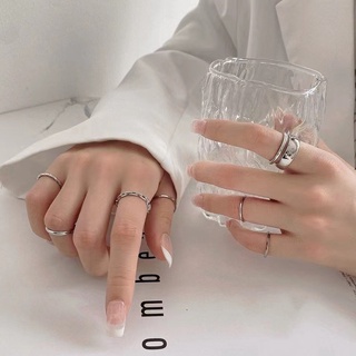 Combo nhẫn 7 chiếc phong cách Hàn Quốc siu cá tính