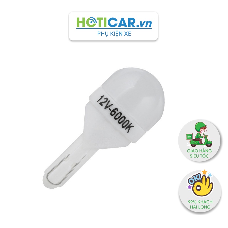 Đèn led xi nhan, demi, đọc sách, trần, cốp, đồng hồ taplo chân T10 chip 3030 T103030-2