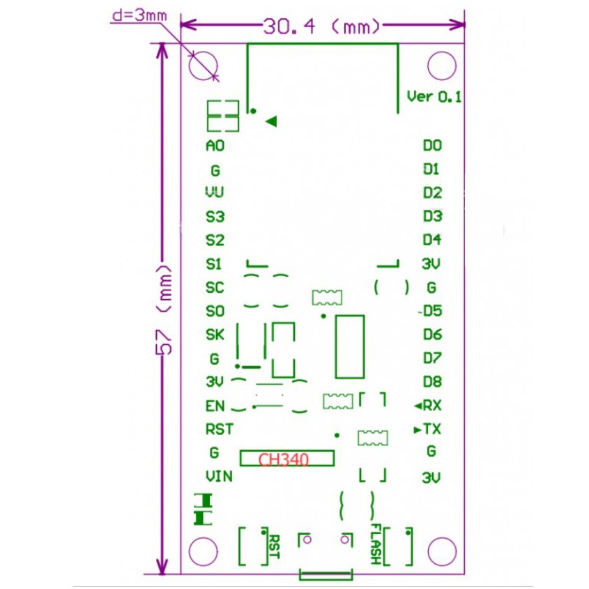 Bảng Mạch Phát Triển Wifi Esp8266 Lua Wifi V3 | BigBuy360 - bigbuy360.vn