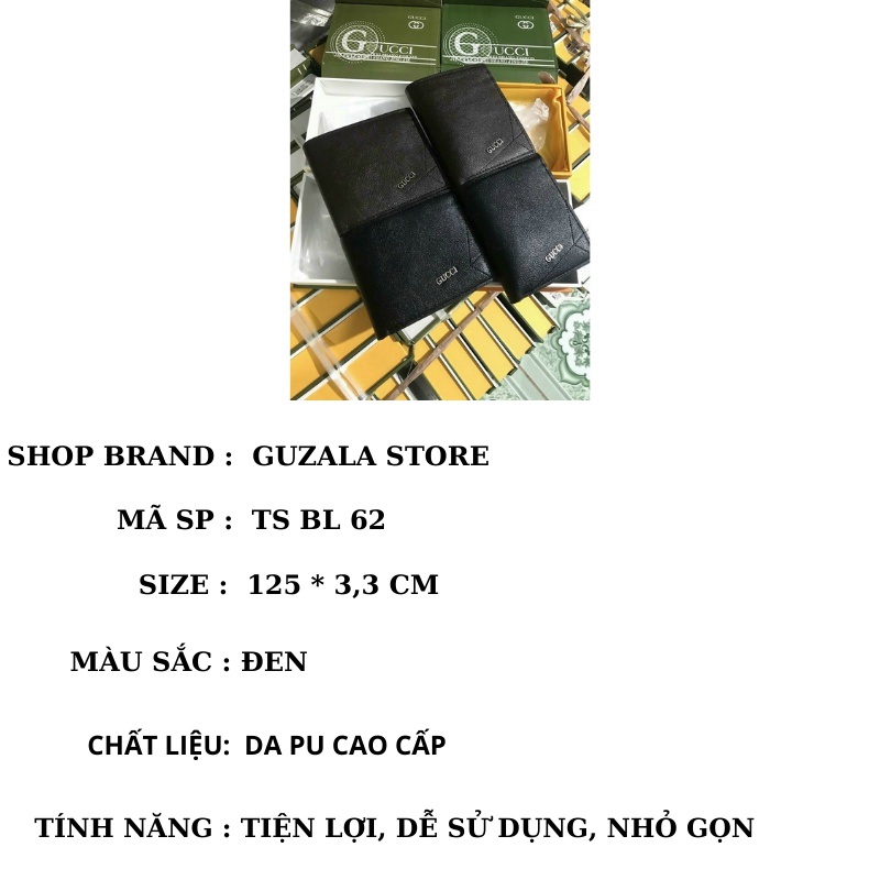 Ví nam gucci fullbox hàng cao cấp - Mã: TS BL 62