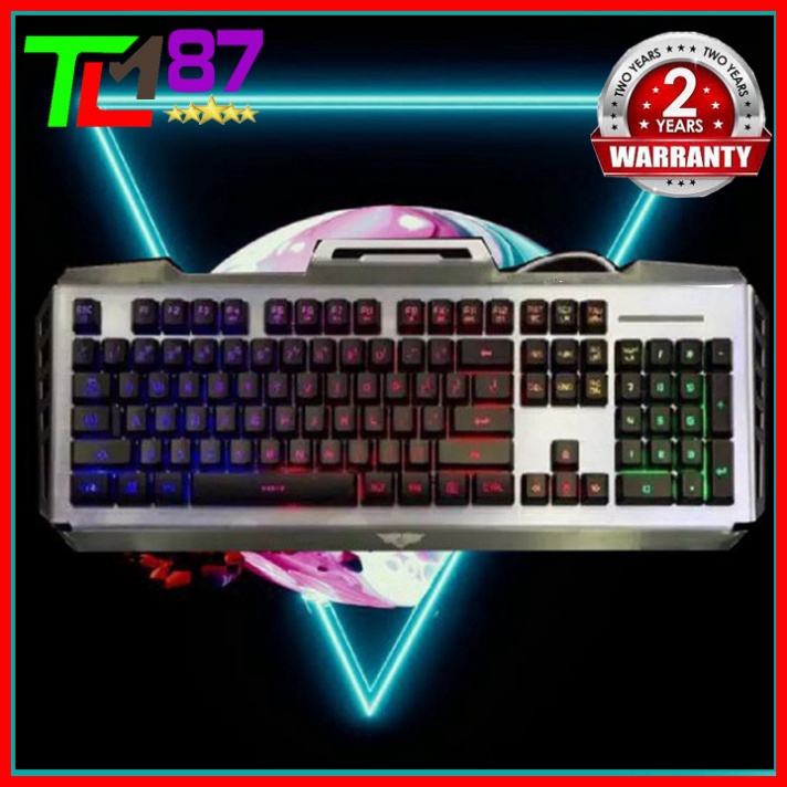 Bàn Phím Máy Vi Tính Laptop Chơi Game NEWMEN GM619 Đèn LED 7 Màu- Bàn phím Giả Cơ Keyboard Gaming Có Dây