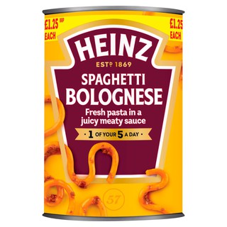 Mì Ý Spaghetti thịt bò bằm Bolognese ăn liền Heinz 400g