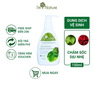 Dung Dịch Vệ Sinh Phụ Nữ I'm Nature 150ml Chăm Sóc Dịu Nhẹ
