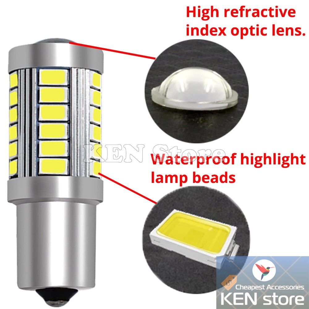 Bóng LED 1157 đèn thắng, đèn phanh, đèn hậu dành cho ô tô xe máy 2 TIM cực sáng