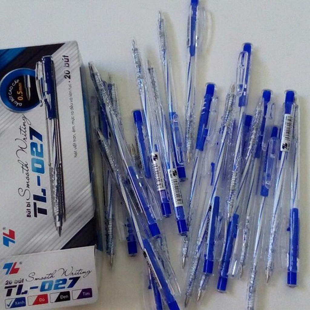 Combo 10 bút bi xanh giá rẻ