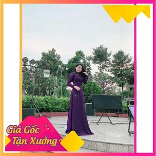 Áo dài lụa Tây Thi tay phồng