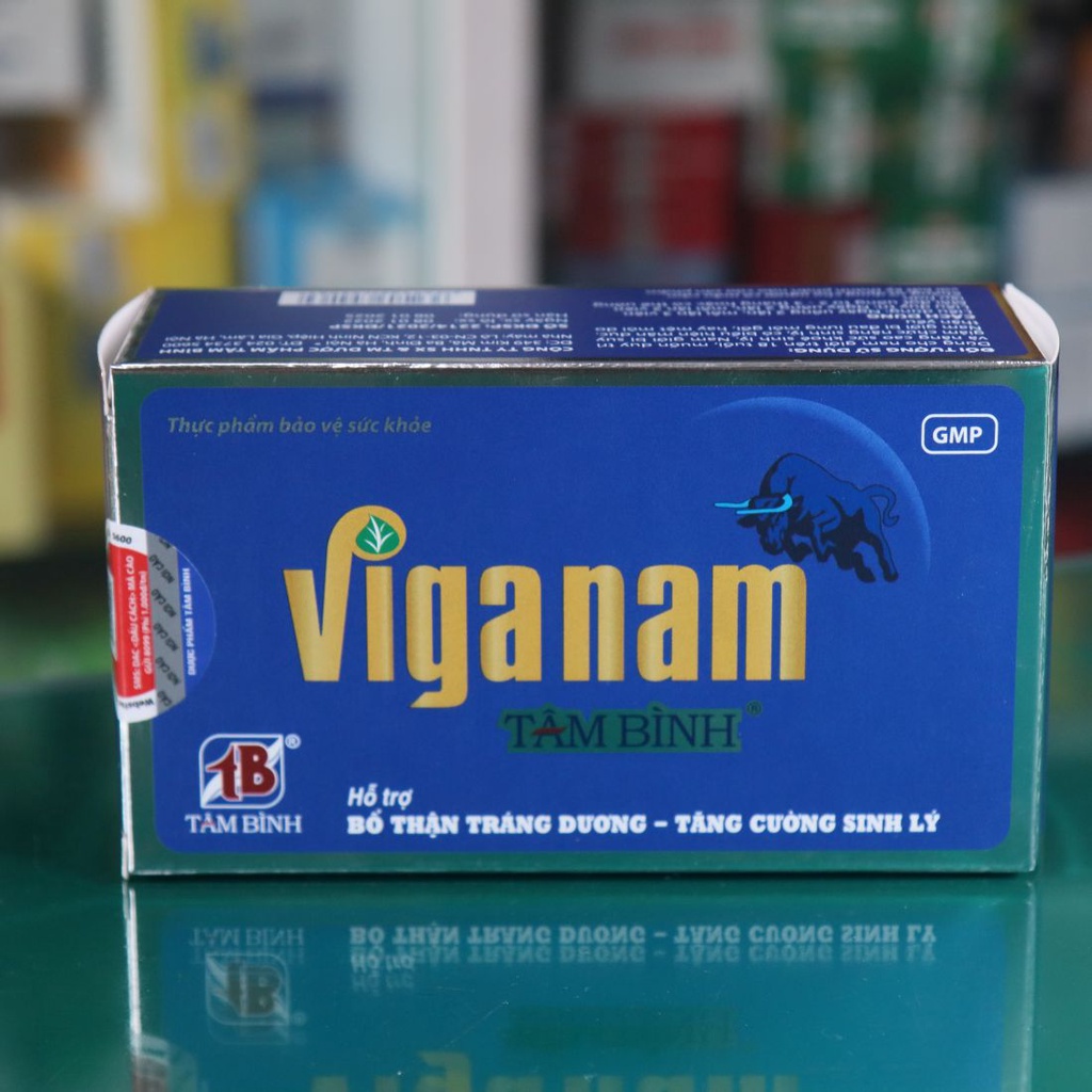 VIGANAM TÂM BÌNH – Hỗ trợ bổ thận tráng dương, đại bổ nguyên khí, giảm tiểu đêm do thận yếu (48 Viên)