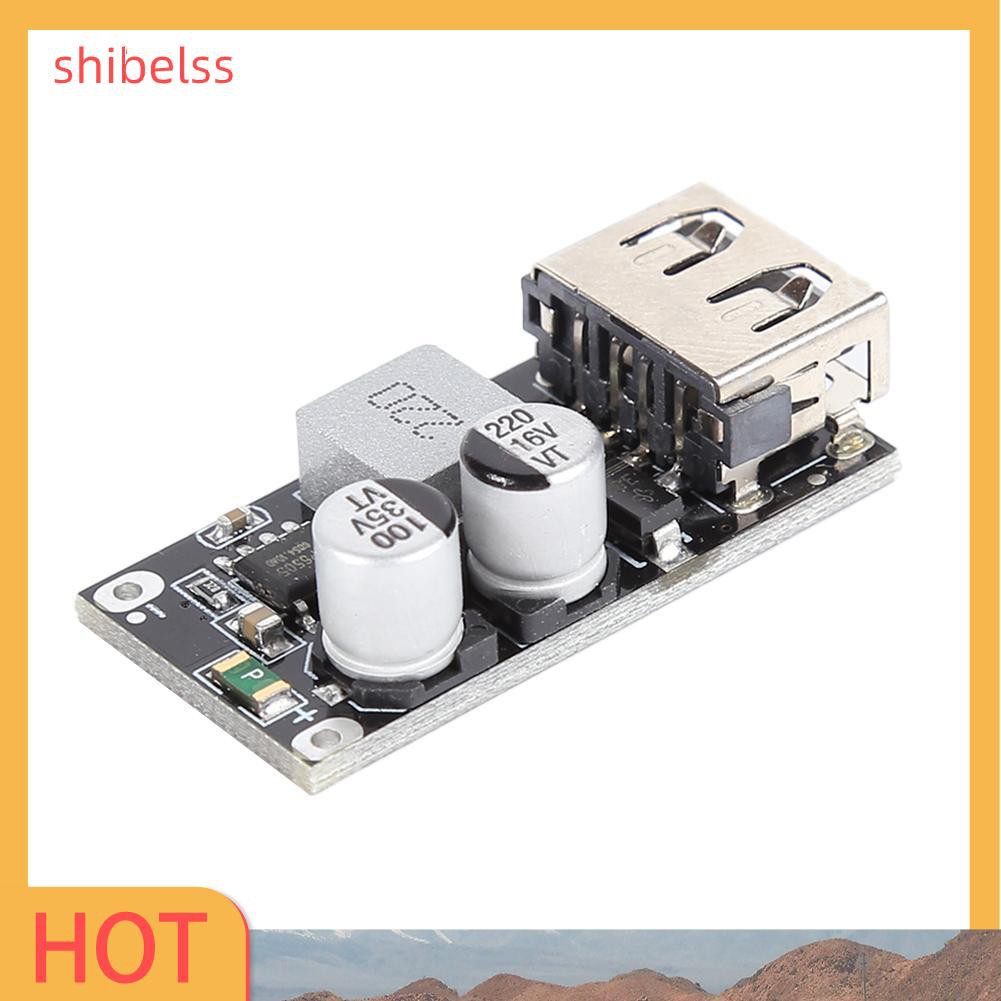 （ʚshibelss）QC3.0 USB DC-DC Buck Converter Charging Step Down Module 5V Circuit Board