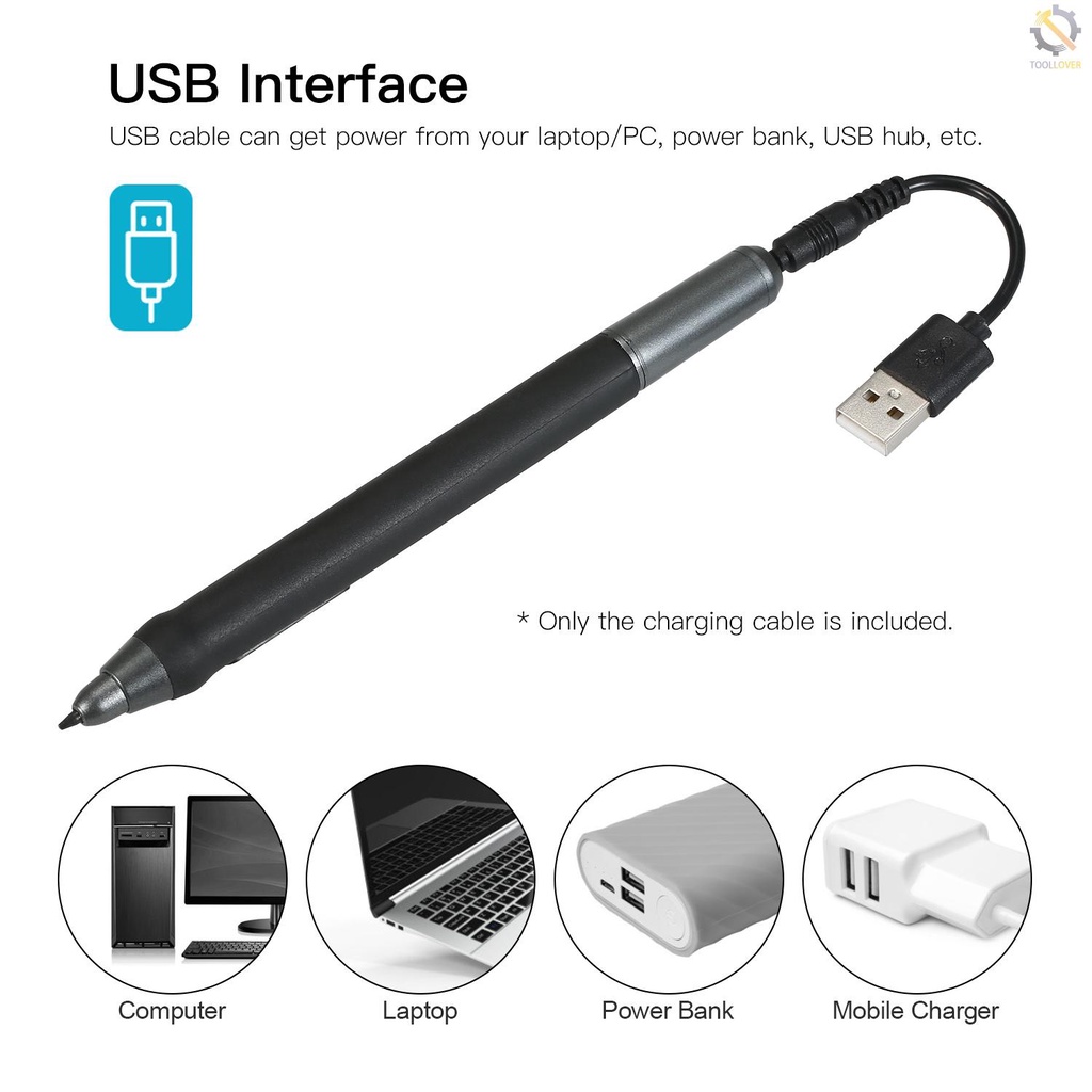 WACOM HUION Dây Cáp Sạc USB 12cm BOSTO