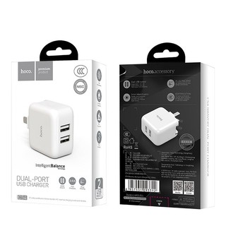 Củ Sạc 2A HoCo C54 Sạc Nhanh 2 Cổng Ra Usb