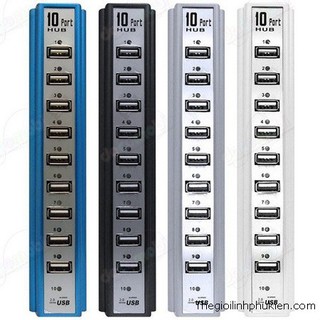 [FREESHIP 99K]_Hub chia cổng USB 2.0 thành 10 cổng ( Hub usb 10 port 2.0)
