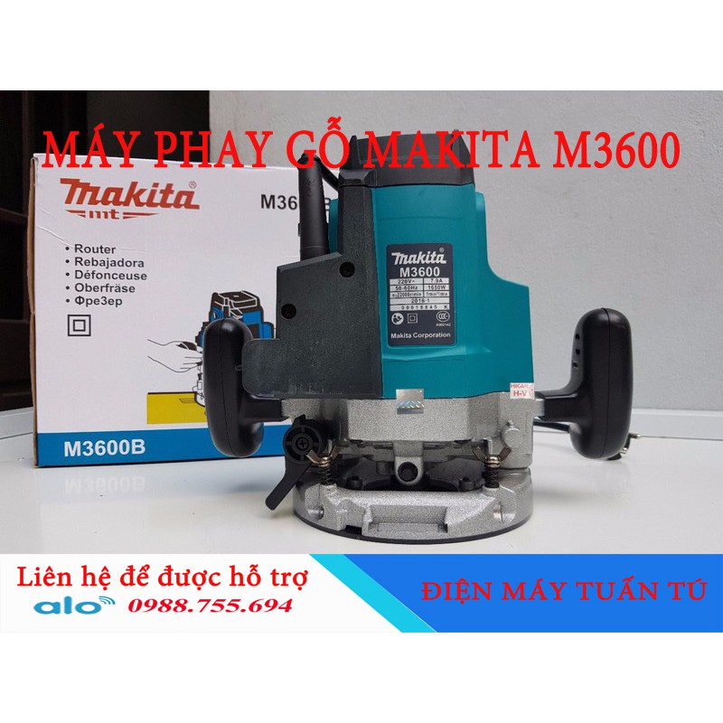 MÁY PHAY GỖ Nhật Bản MA.KI.TA-M3600 - Máy soi gỗ Nhật Bản Ma.ki.ta