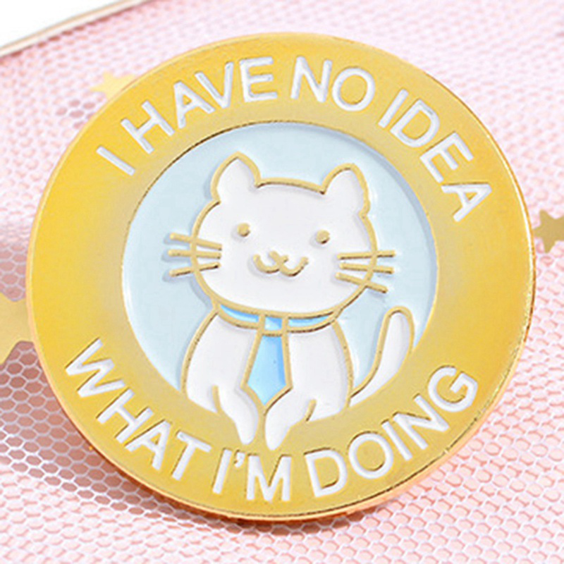 Ghim Cài Áo Hình Mèo Con Đáng Yêu Cho Nữ