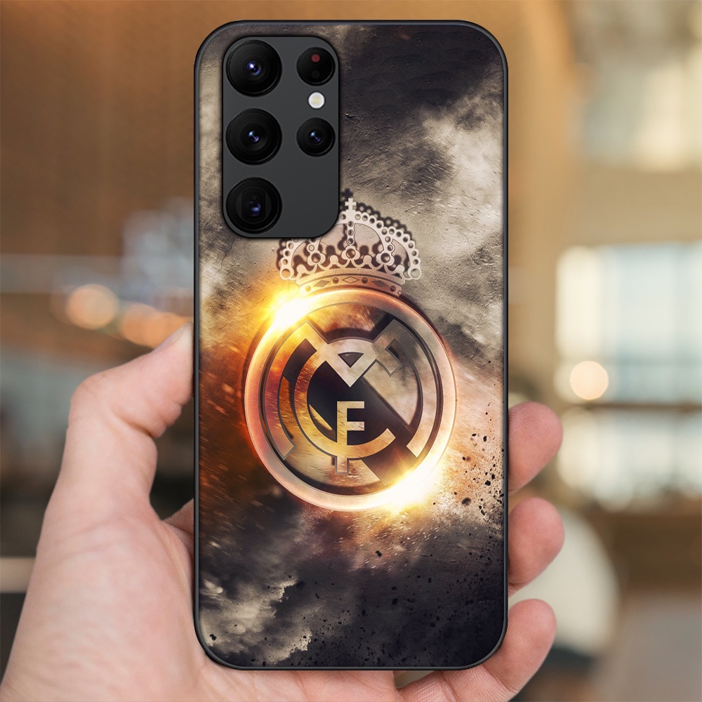 Ốp lưng Samsung S20 Ultra viền đen in hình Real Madrid