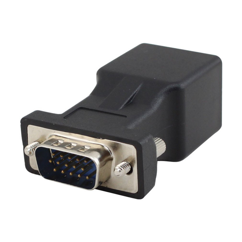 Đầu Chuyển Đổi Từ Ethernet Vga Đực Sang Rj45 15 Pin