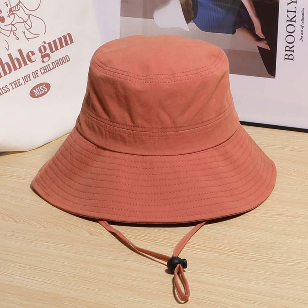 Nón Bucket WMES15H Chất Liệu Cotton Thời Trang Mùa Hè Phong Cách Hàn Quốc Cho Nữ