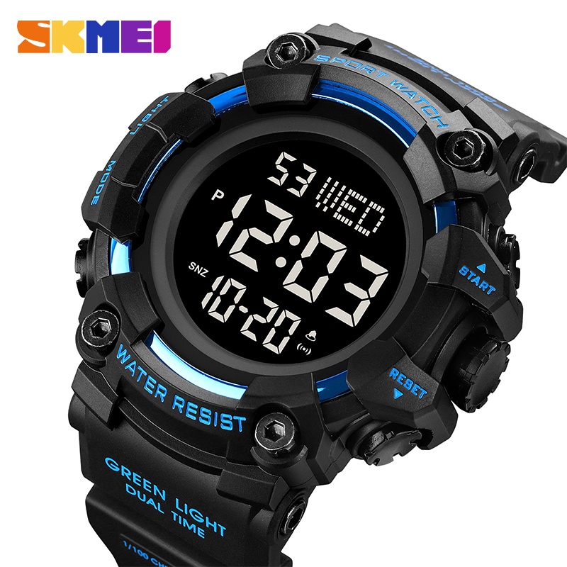 Đồng Hồ Điện Tử Đa Năng SKMEI 1968 Có Đèn LED Chống Nước Dành Cho Nam