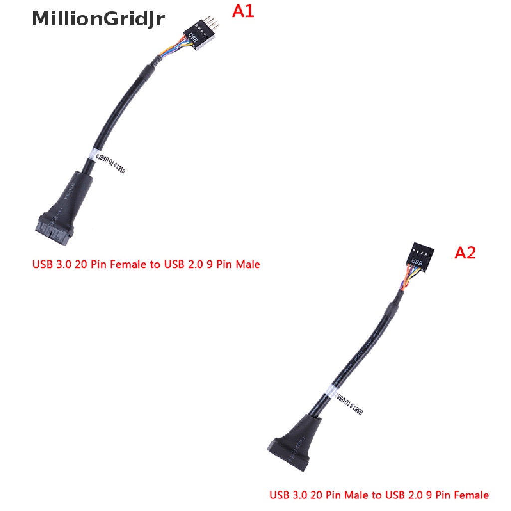 Cáp Chuyển Đổi usb 3.0 20 pin Sang usb 2.0 9 pin