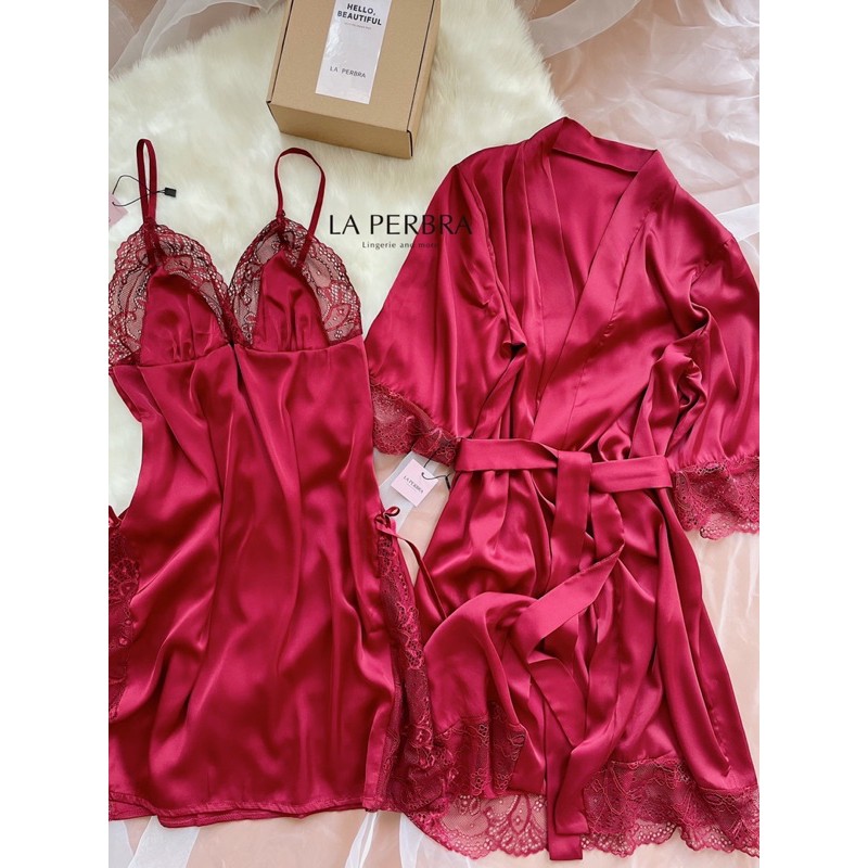 Áo choàng lụa mềm mại quyến rũ sexy LA PERBRA