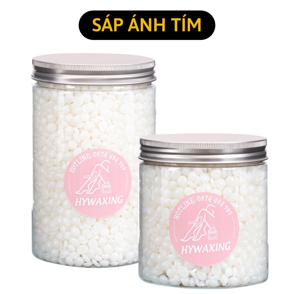 {Tặng Que Silicone} Sáp Wax Lông Trong Ánh Tím Cao Cấp Siêu Bám Lông, Dành Cho Da Nhạy Cảm 1010