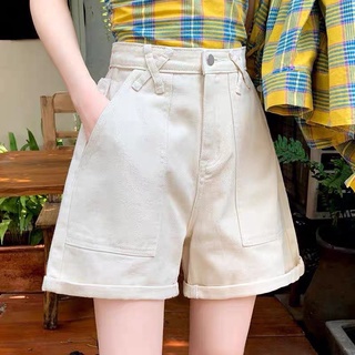  Quần short kaki  quần đùi ngố nữ lưng cao đai chéo có bigsize  mã sk1103  