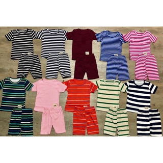 Sỉ bộ kẻ cotton 10 màu