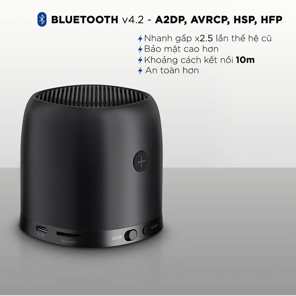 [Mã ELMALL300K giảm 5% đơn 500K] Loa Bluetooth 5W Aukey SK-M31 Kèm Mic BT 4.2 - Bảo Hành 18 tháng - Hàng Chính Hãng