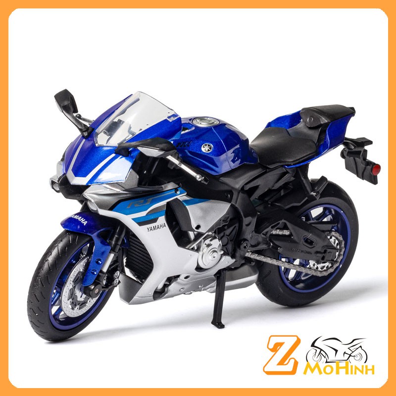 XE MÔ HÌNH MOTO Siêu xe YAMAHA YZF-R1 | MSZ tỷ lệ 1:12 màu Xanh